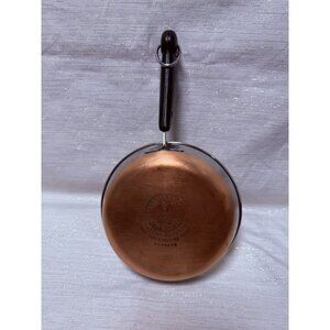 Vintage Revere Ware 1801 Copper Bottom 8" Skillet Frying Pan No lid 2363973